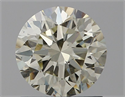Diamante Natural 1.03 quilates, Redondo , Color K, claridad SI1 y certificado IGI
