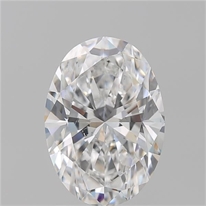 Picture of Natural Diamond 2.09 Carats, Oval with  Cut, E Color, SI1 Clarity and Certified by GIA