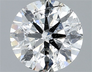 Picture of Natural Diamond 1.30 Carats, Round with Excellent Cut, G Color, SI2 Clarity and Certified by IGI