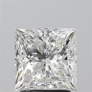 Picture of Natural Diamond 2.01 Carats, Princess with  Cut, G Color, SI2 Clarity and Certified by GIA