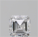 Diamante Natural 0.90 quilates, Asscher , Color D, claridad VS1 y certificado GIA