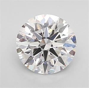 Picture of Lab Grown Diamond 1.02 Carats, Round with Ideal Cut, D Color, VVS2 Clarity and Certified by IGI