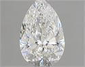 Natural Diamond 0.72 Carats, Pear with  Cut, G Color, SI1 Clarity and Certified by GIA