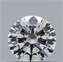 Diamante Natural 0.40 quilates, Redondo , Color F, claridad VS2 y certificado GIA