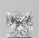 Diamante Natural 1.50 quilates, Princesa , Color F, claridad SI1 y certificado GIA