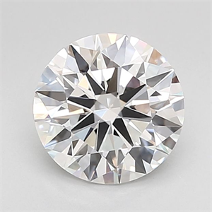 Picture of Lab Grown Diamond 1.53 Carats, Round with Ideal Cut, D Color, VVS2 Clarity and Certified by IGI