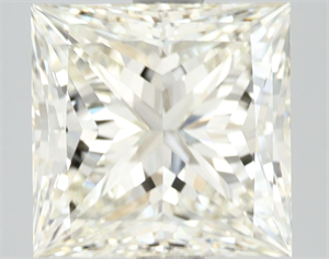 Picture of Natural Diamond 3.02 Carats, Princess with  Cut, J Color, VVS2 Clarity and Certified by IGI