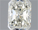 Natural Diamond 0.90 Carats, Radiant with  Cut, J Color, SI1 Clarity and Certified by GIA