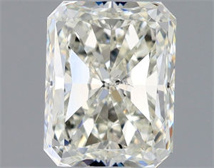 Picture of Natural Diamond 0.90 Carats, Radiant with  Cut, J Color, SI1 Clarity and Certified by GIA
