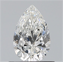 Diamante Natural 0.56 quilates, De pera , Color G, claridad VS1 y certificado GIA