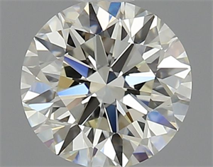 Picture of Natural Diamond 0.70 Carats, Round with Excellent Cut, K Color, VVS1 Clarity and Certified by GIA