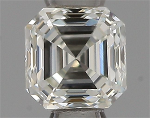Foto Diamante Natural 0.42 quilates, Asscher , Color I, claridad VVS1 y certificado IGI de