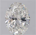 Natural Diamond 1.20 Carats, Oval with  Cut, F Color, SI1 Clarity and Certified by GIA