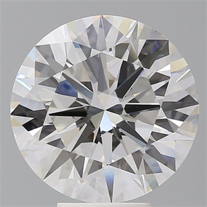 Picture of Lab Grown Diamond 6.54 Carats, Round with Ideal Cut, F Color, VVS2 Clarity and Certified by IGI