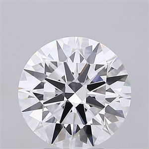 Picture of Lab Grown Diamond 4.07 Carats, Round with Ideal Cut, E Color, VVS1 Clarity and Certified by IGI