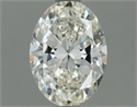 Natural Diamond 1.00 Carats, Oval with  Cut, I Color, SI1 Clarity and Certified by IGI