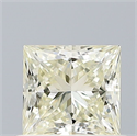 Natural Diamond 0.53 Carats, Princess with  Cut, K Color, VS1 Clarity and Certified by IGI