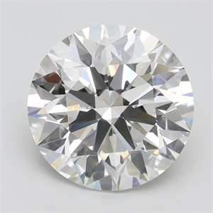 Picture of Lab Grown Diamond 2.61 Carats, Round with Ideal Cut, F Color, VS1 Clarity and Certified by IGI