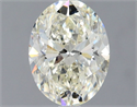Diamante Natural 1.20 quilates, Ovalado , Color J, claridad VS2 y certificado GIA