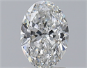 Natural Diamond 1.20 Carats, Oval with  Cut, E Color, VVS2 Clarity and Certified by GIA