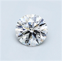 Diamante Natural 0.70 quilates, Redondo , Color F, claridad SI2 y certificado GIA