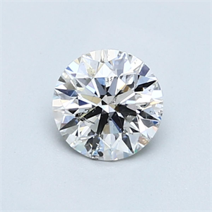 Foto Diamante Natural 0.70 quilates, Redondo , Color F, claridad SI2 y certificado GIA de