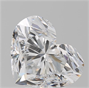Natural Diamond 5.01 Carats, Heart with  Cut, E Color, VS1 Clarity and Certified by GIA