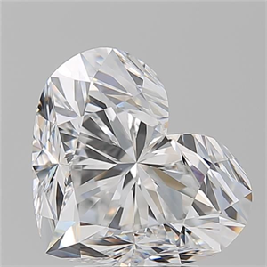 Picture of Natural Diamond 5.01 Carats, Heart with  Cut, E Color, VS1 Clarity and Certified by GIA