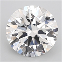 Lab Grown Diamond 4.75 Carats, Round with Ideal Cut, D Color, VVS2 Clarity and Certified by IGI