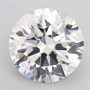 Picture of Lab Grown Diamond 4.75 Carats, Round with Ideal Cut, D Color, VVS2 Clarity and Certified by IGI