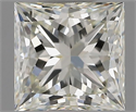 Natural Diamond 1.20 Carats, Princess with  Cut, L Color, VS1 Clarity and Certified by GIA