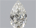 Natural Diamond 0.55 Carats, Pear with  Cut, I Color, SI1 Clarity and Certified by GIA