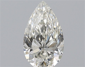 Picture of Natural Diamond 0.55 Carats, Pear with  Cut, I Color, SI1 Clarity and Certified by GIA