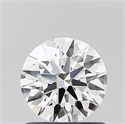 Lab Grown Diamond 0.80 Carats, Round with Ideal Cut, D Color, VVS1 Clarity and Certified by IGI