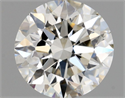 Natural Diamond 0.70 Carats, Round with Excellent Cut, I Color, VS1 Clarity and Certified by GIA