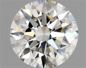 Picture of Natural Diamond 0.70 Carats, Round with Excellent Cut, I Color, VS1 Clarity and Certified by GIA