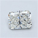 Natural Diamond 1.31 Carats, Radiant with  Cut, H Color, VS1 Clarity and Certified by GIA