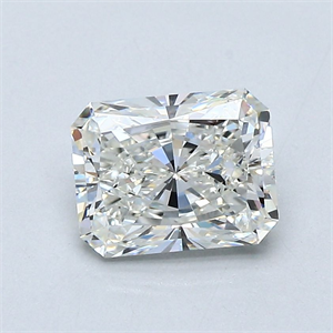 Picture of Natural Diamond 1.31 Carats, Radiant with  Cut, H Color, VS1 Clarity and Certified by GIA