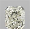 Natural Diamond 1.00 Carats, Radiant with  Cut, L Color, VS2 Clarity and Certified by IGI