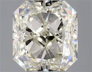 Picture of Natural Diamond 1.01 Carats, Radiant with  Cut, L Color, VS2 Clarity and Certified by GIA