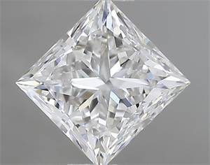 Foto Diamante Natural 0.90 quilates, Princesa , Color F, claridad VVS1 y certificado GIA de