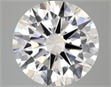 Lab Grown Diamond 4.50 Carats, Round with Excellent Cut, E Color, VVS2 Clarity and Certified by IGI