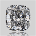 Natural Diamond 0.70 Carats, Cushion with  Cut, D Color, VVS1 Clarity and Certified by GIA