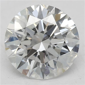 Picture of Natural Diamond 2.59 Carats, Round with Excellent Cut, D Color, VVS2 Clarity and Certified by GIA