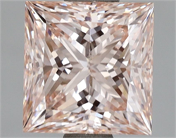 Picture of Lab Grown Diamond 2.28 Carats, Princess with  Cut, Fancy Intense Pink Color, VS1 Clarity and Certified by IGI