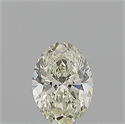 Diamante Natural 0.50 quilates, Ovalado , Color K, claridad VVS1 y certificado GIA