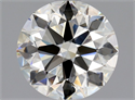 Natural Diamond 1.60 Carats, Round with Excellent Cut, I Color, IF Clarity and Certified by HRD