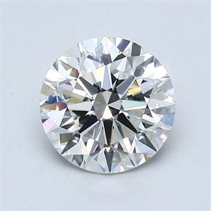 Foto Diamante Natural 1.24 quilates, Redondo , Color F, claridad VS1 y certificado GIA de