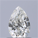 Diamante Natural 0.53 quilates, De pera , Color G, claridad VVS1 y certificado IGI