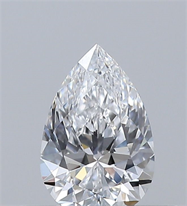 Picture of Natural Diamond 0.30 Carats, Pear with  Cut, D Color, VVS2 Clarity and Certified by GIA